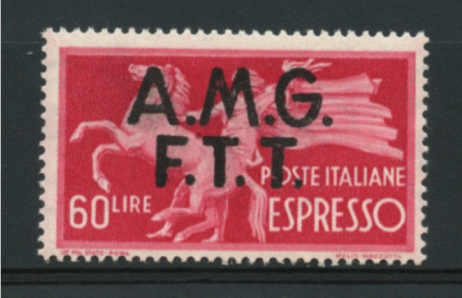 1947/48 - LOTTO/11689 - TRIESTE A - 60 LIRE ESPRESSO - NUOVO