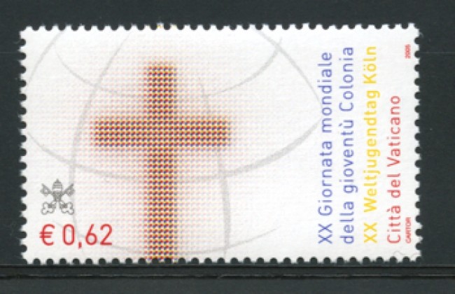 2005 - LOTTO/12689 - VATICANO - 62c. GIORNATA DELLA GIOVENTU' - NUOVO