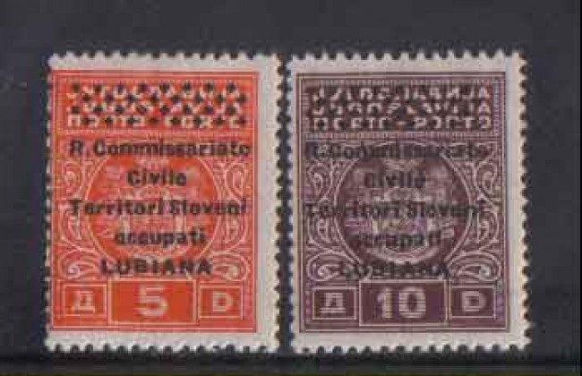 1941 - LUBIANA -  LOTTO/3743 - SEGNATASSE