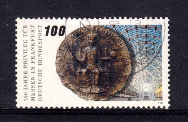 1990 - GERMANIA FEDERALE - 100p.  FIERA DI FRANCOFORTE - USATO - LOTTO/31270U