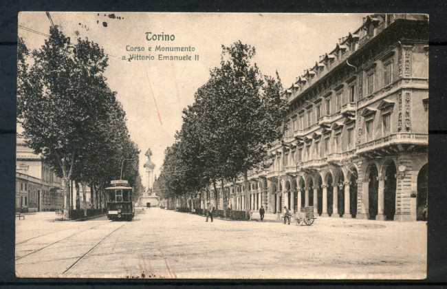 1910 - TORINO -  LOTTO/30680 - CARTOLINA CORSO E MONUMENTO A VITTORIO EMANUELE II° - 