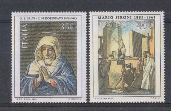 1985 - LOTTO/6833 - REPUBBLICA - ARTE 11° SERIE - 2v. NUOVI