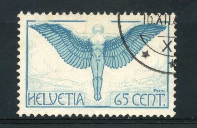 1924/36 - LOTTO/15843 - SVIZZERA - 65c. POSTA AEREA - USATO