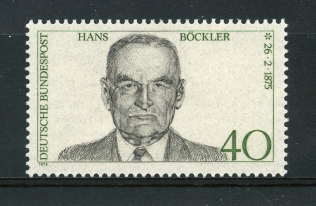1975 - LOTTO/18949 - GERMANIA FEDERALE - HANS BOCKLER - NUOVO