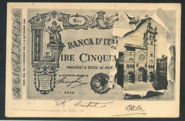 GENOVA - 1904 - LOTTO/20193GA - S. LORENZO VIAGGIATA