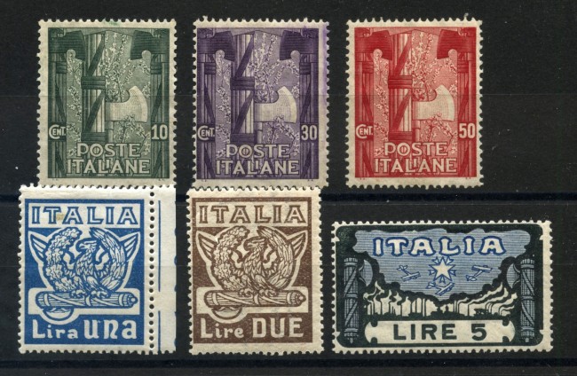 1923 - REGNO -  MARCIA SU ROMA   6v. - NUOVI - LOTTO/34264