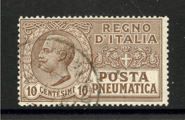 1913 - REGNO - LOTTO/40449 - 10 CENTESIMI  POSTA PNEUMATICA - USATO