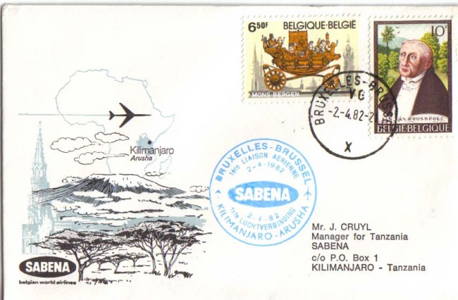 BELGIO - LBF/3113 - VOLO SABENA
