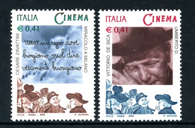 2002 - REPUBBLICA - IL CINEMA 2v. - NUOVI - LOTTO/25603