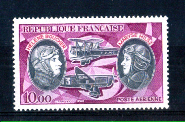1972 - LOTTO/FRAA47N - FRANCIA - POSTA AEREA  10Fr. PIONIERI - NUOVO