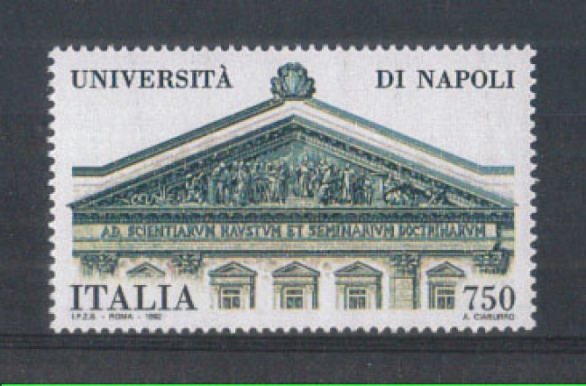 1992 - LOTTO/6982 - REPUBBLICA - UNIVERSITA' DI NAPOLI - NUOVO