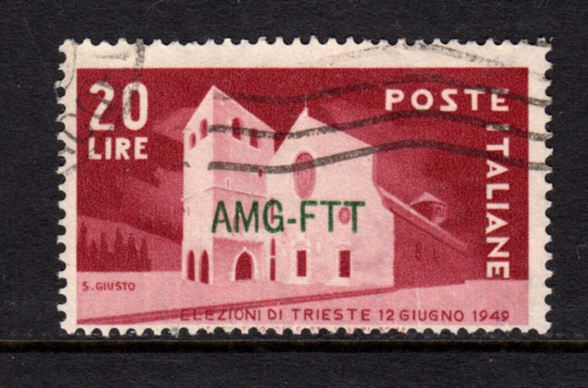 1949 - LOTTO/13464 - TRIESTE A -  ELEZIONI DI TRIESTE - USATO