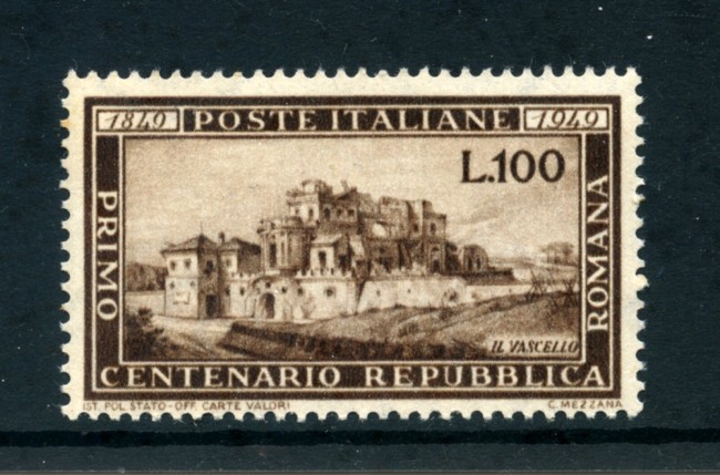 1949 - LOTTO/23786 - REPUBBLICA - 100 LIRE REPUBBLICA ROMANA - NUOVO