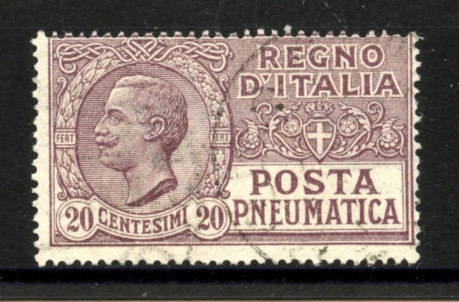1925 - REGNO - LOTTO/40456 - 20  CENTESIMI POSTA PNEUMATICA - USATO