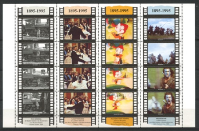 1995 - LOTTO/8157N - SAN MARINO - CENTENARIO DEL CINEMA FOGLIETTO - NUOVO