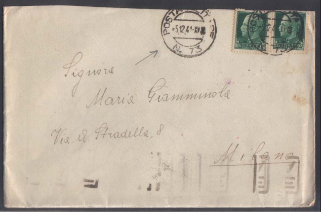 LOTTO/303 - POSTA MILITARE n°73