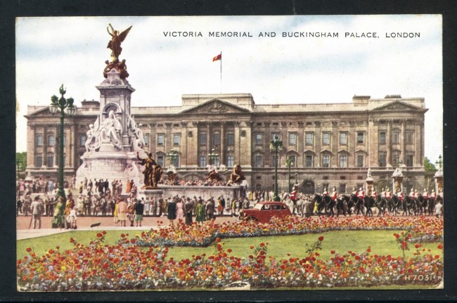 1952 - GRAN BRETAGNA - CARTOLINA BUCKINHAM PALACE - VIAGGIATA - LOTTO/28754