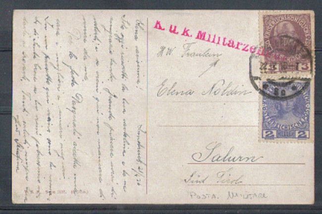 1916 - LBF/2022 - AUSTRIA - CENSURA MILITARE - CARTOLINA