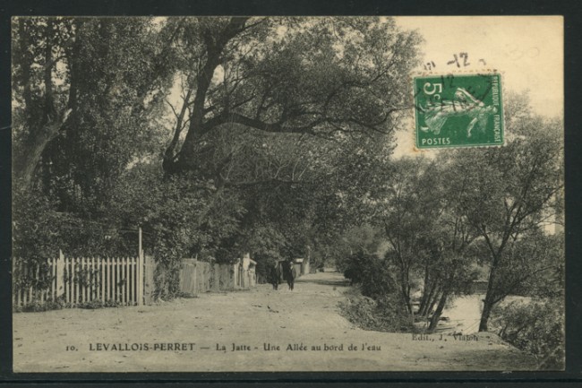 FRANCIA - 1912 - LOTTO/14200 - CARTOLINA LEVALLOIS-PERRET - VIAGGIATA