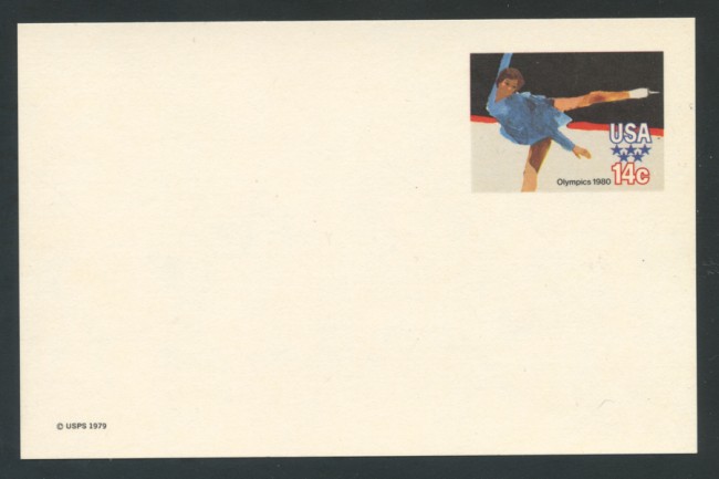 1980 - LOTTO/17169 - STATI UNITI - OLIMPIADI CARTOLINA POSTALE - NUOVA