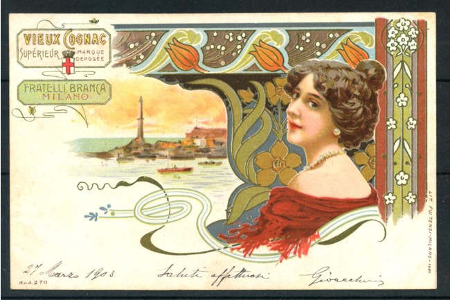 1903 - FRATELLI  BRANCA - LOTTO/20198GA - VIEUX COGNAC