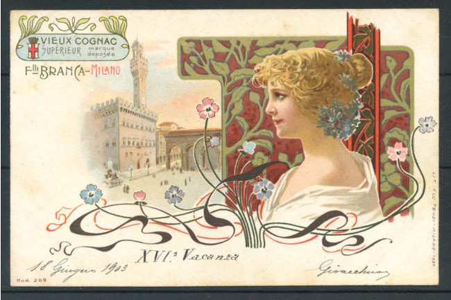 1903 - FRATELLI BRANCA - LOTTO/20202GA - VIEUX COGNAC