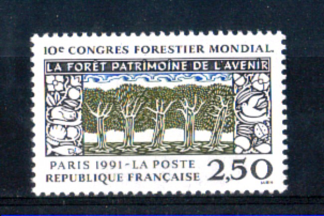 1991 - LOTTO/FRA2715N - FRANCIA - CONGRESSO FORESTALE - NUOVO