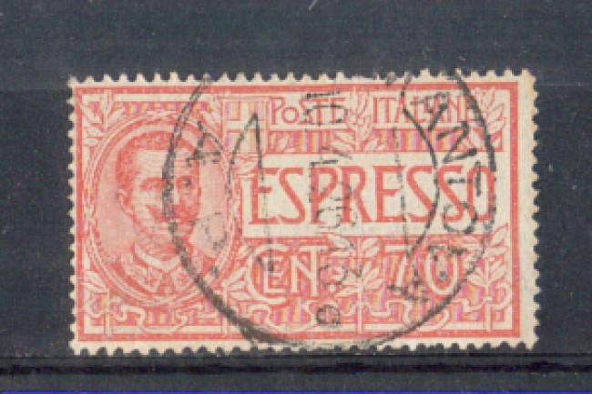 1925 - LOTTO/REGEX11U - REGNO - ESPRESSO 70c. - USATO