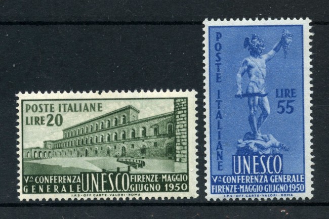 1950 - LOTTO/12782B - REPUBBLICA - U.N.E.S.C.O. 2v. - NUOVI