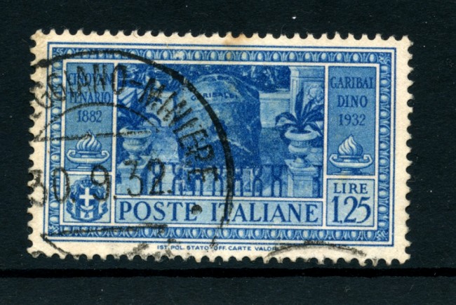 1932 - LOTTO/22083 - REGNO - 1,25 LIRE G.GARIBALDI - USATO
