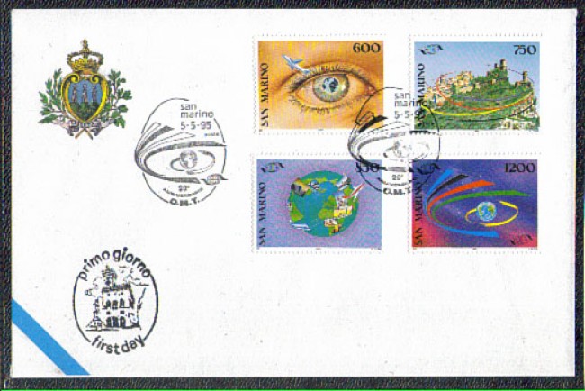 1995 - LOTTO/8155Z - SAN MARINO - TURISMO - FDC