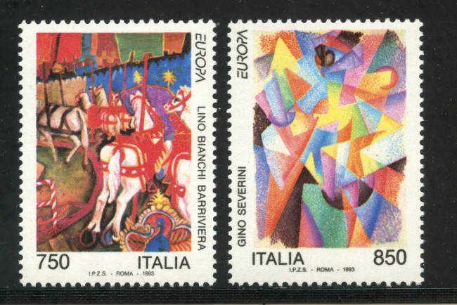 1993 - REPUBBLICA - EUROPA ARTE 2v. - NUOVI - LOTTO/7014