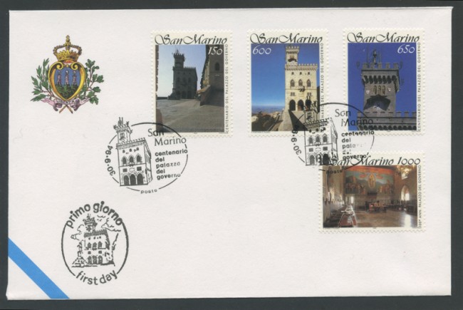 1994 - LOTTO/16695 - SAN MARINO - PALLAZZO DEL GOVERNO - BUSTA FDC