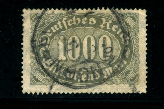 1922 - LOTTO/17794 - GERMANIA REICH - 1000M. GRIGIO - USATO