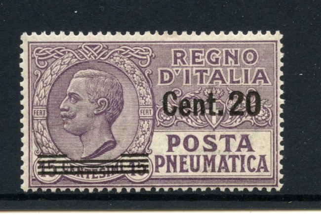 1924/25 - REGNO - LOTTO/43223 - POSTA PNEUMATICA 20 SU 15 CENT. - LINGUELLATO