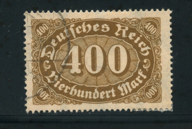 1922 - LOTTO/17792 - GERMANIA REICH - 400m. BRUNO - USATO