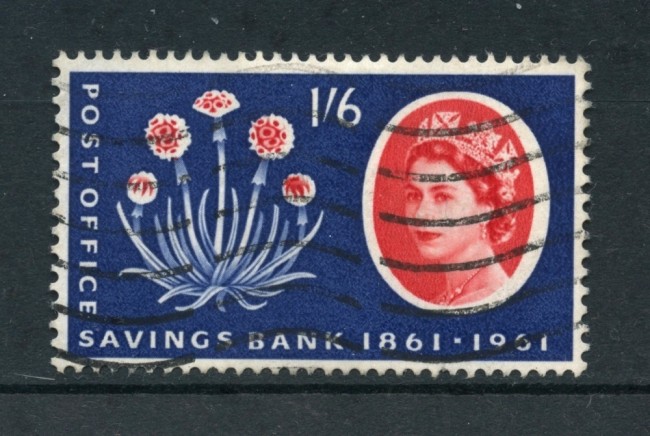 1961 - GRAN BRETAGNA - 1/6 PIANTA DELLA PROSPERITA' - USATO - LOTTO/