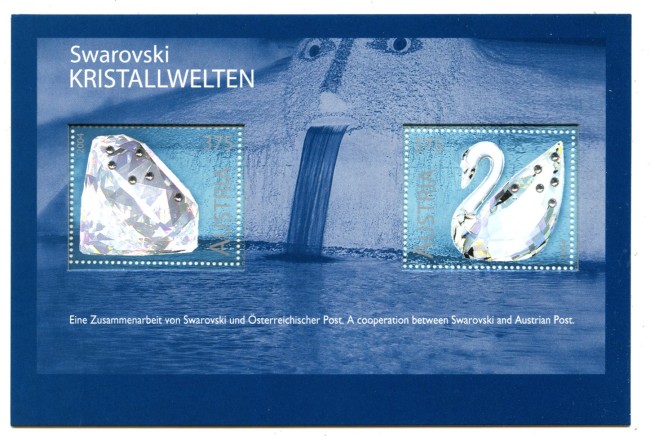 2004 - AUSTRIA - LOTTO/41986 - SWAROVSKI - FOGLIETTO NUOVO
