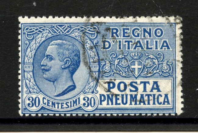 1913/23 - REGNO - LOTTO/40451 - 30 CENTESIMI POSTA PNEUMATICA - USATO
