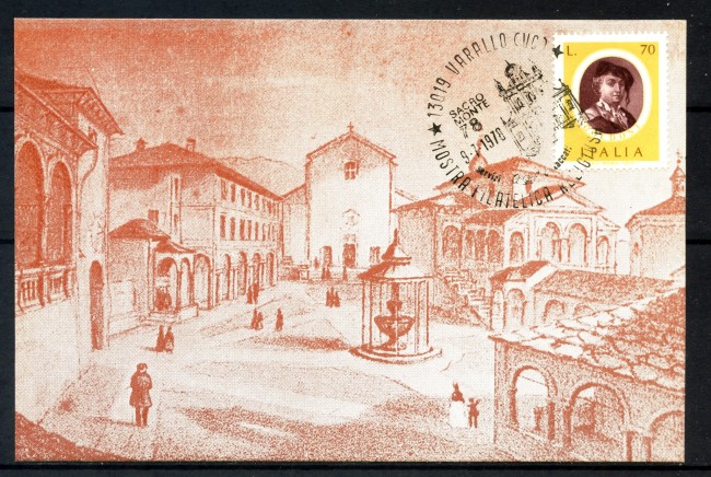 1978  - REPUBBLICA - VARALLO (VC) - MOSTRA FILATELICA RELIGIOSA - CARTOLINA - LOTTO/30571