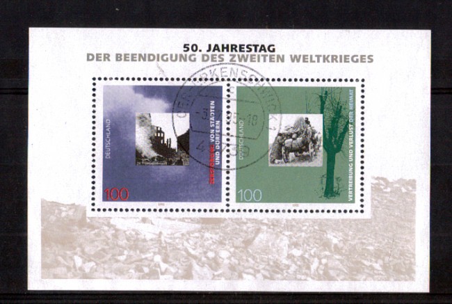 1995 - LOTTO/GFBF30U - GERMANIA - FINE GUERRA MONDIALE FOGLIETTO - USATO