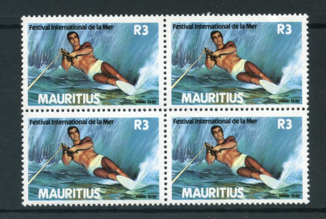 1987 - LOTTO/23711Q - MAURITIUS - 3R. FESTIVAL DEL MARE - QUARTINA NUOVI