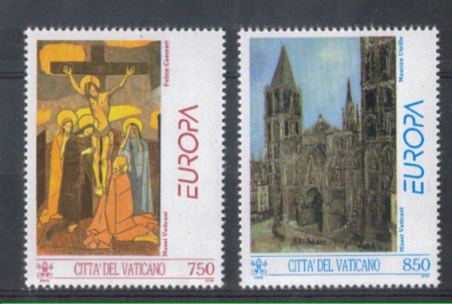 1993 - LOTTO/5780 - VATICANO - EUROPA ARTE CONTEMPORANEA 2v - NUOVI