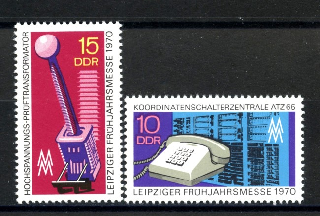 1970 - GERMANIA DDR - FIERA DI LIPSIA 2v. - NUOVI - LOTTO/36333