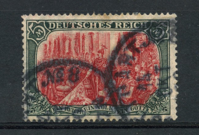1905 - LOTTO/17707 - GERMANIA - 5 MARCHI NERO E CARMINIO - USATO