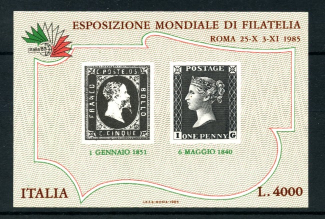 1985 - LOTTO/22407 - REPUBBLICA -  ITALIA 85  - FOGLIETTO NUOVO