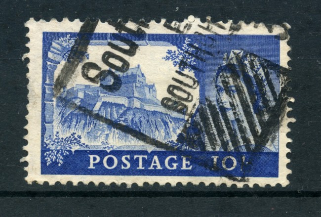 1955 - LOTTO/24027 - GRAN BRETAGNA - 10 S. CASTELLO DI EDIMBURGO - USATO