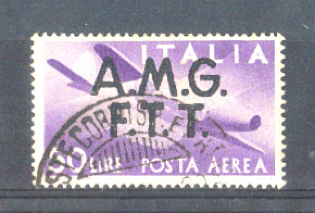 1947 - LOTTO/2204  - TRIESTE A- POSTA AEREA 50 LIRE - USATO