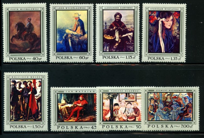 1968 - POLONIA - QUADRI 8v. - NUOVI - LOTTO/32770