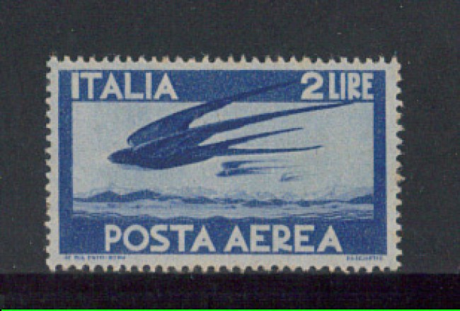 1945 - LOTTO/6009 - REPUBBLICA - POSTA AEREA 2 LIRE NUOVO